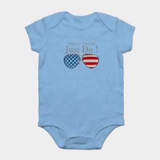 TOP GUN MAVERICK - DONT THINK JUST DO GLASSES Baby Bodysuit